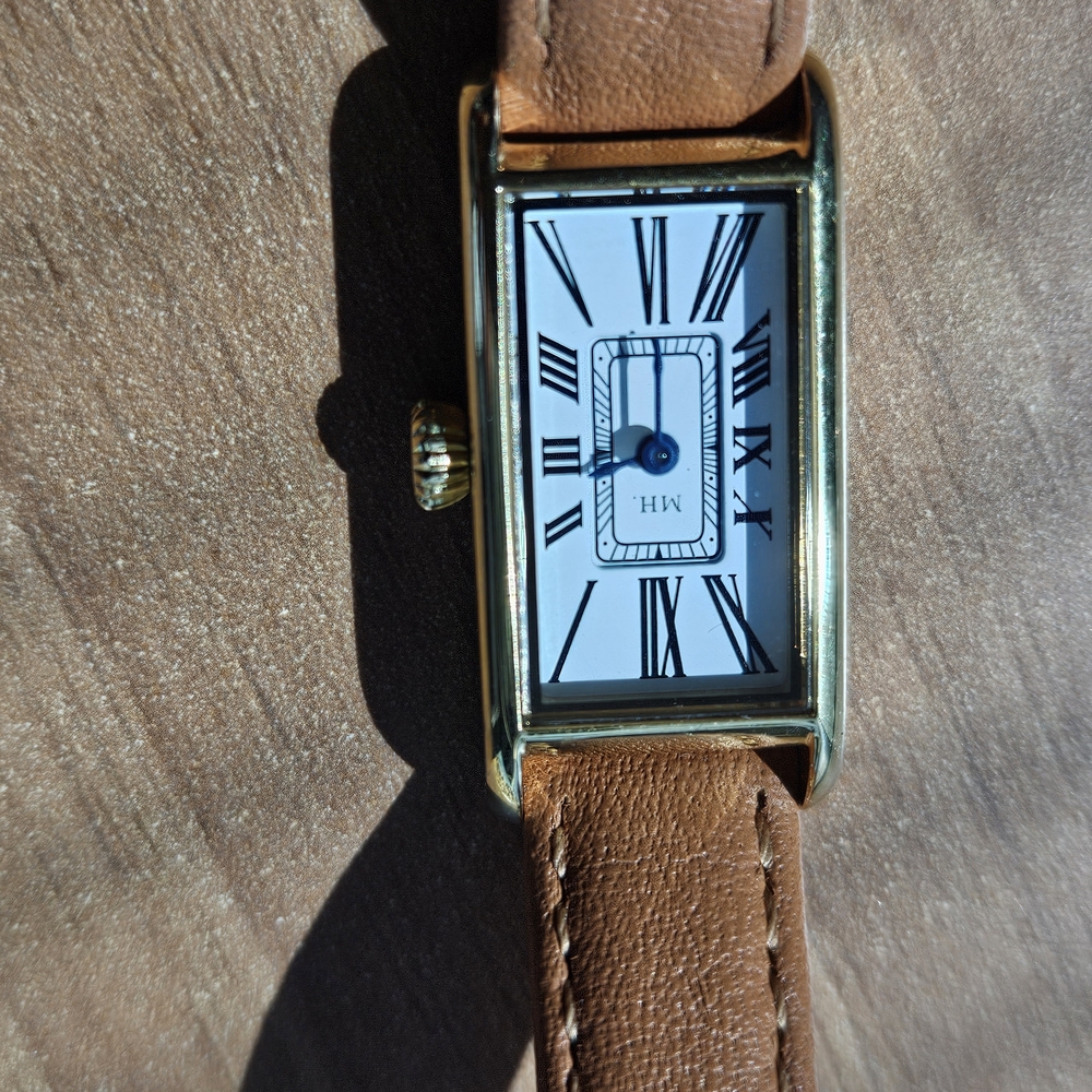 March Hare Kimsey Petite Brown Leather Strap Women's Watch - Picture 11 of 11
